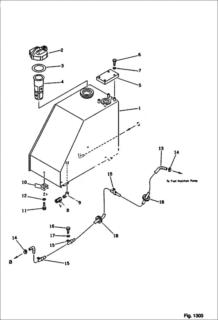 Схема запчастей Bobcat 116 - FUEL TANK AND PIPING FOR VANDALISM PROTECTION ENGINE RELATED PARTS AND ELECTRICAL SYSTEM