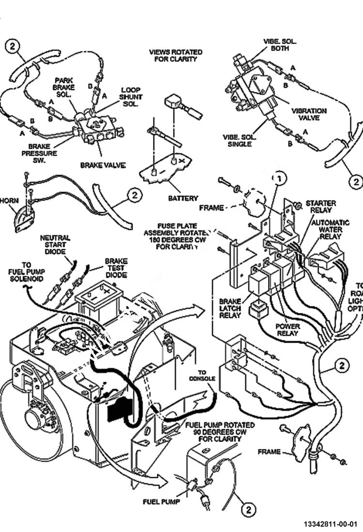 Схема запчастей Bobcat BCA24 - WIRING HARNESS ASSEMBLY ELECTRICAL SYSTEM