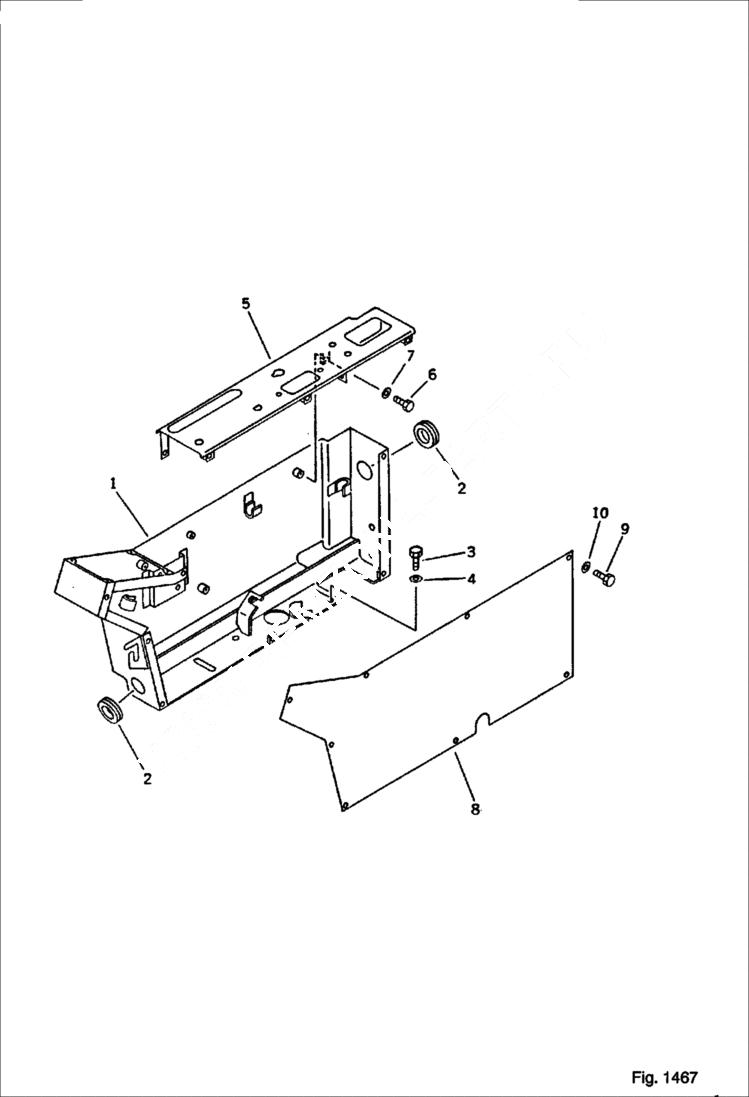 Схема запчастей Bobcat 130 - INSTRUMENT PANEL 3/3 With Auto Deceleration For Mode Selector OLSS- except Japan ENGINE RELATED PARTS AND ELECTRICAL SYSTEM