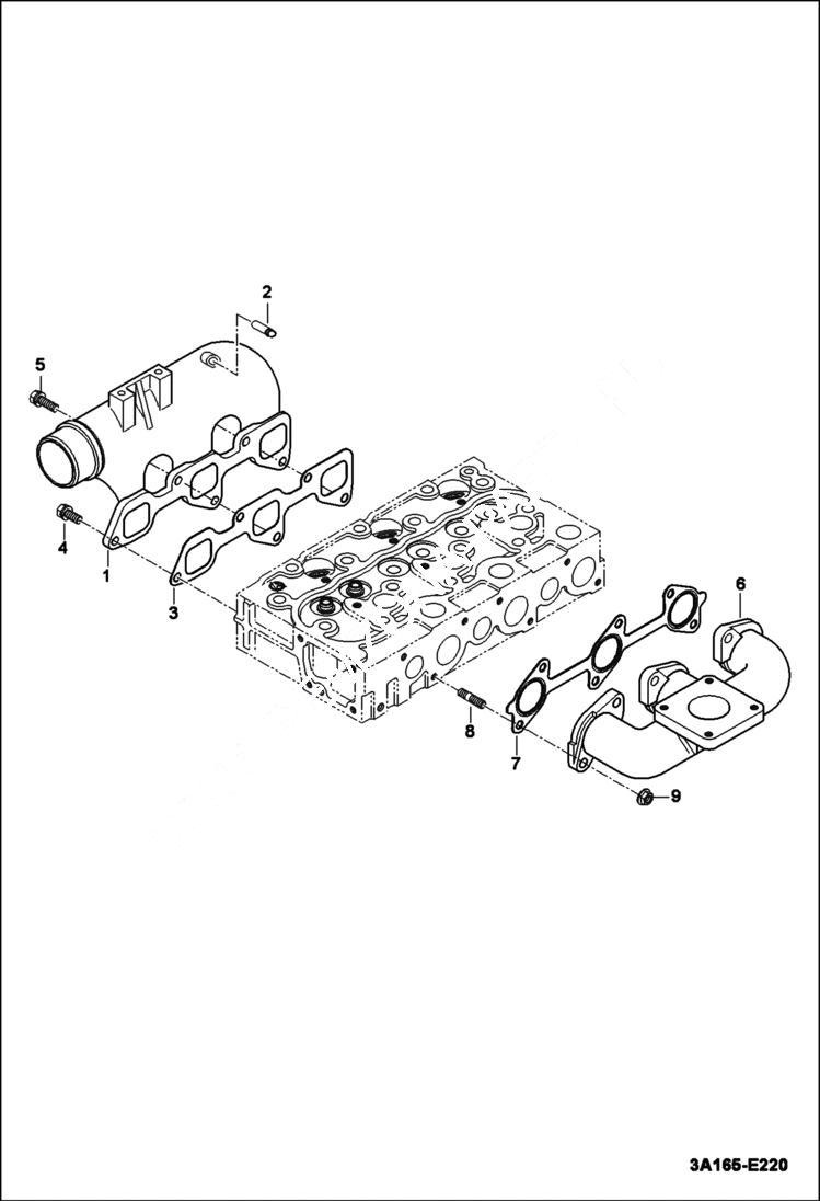 Схема запчастей Bobcat CT335 - MANIFOLD GROUP POWER UNIT