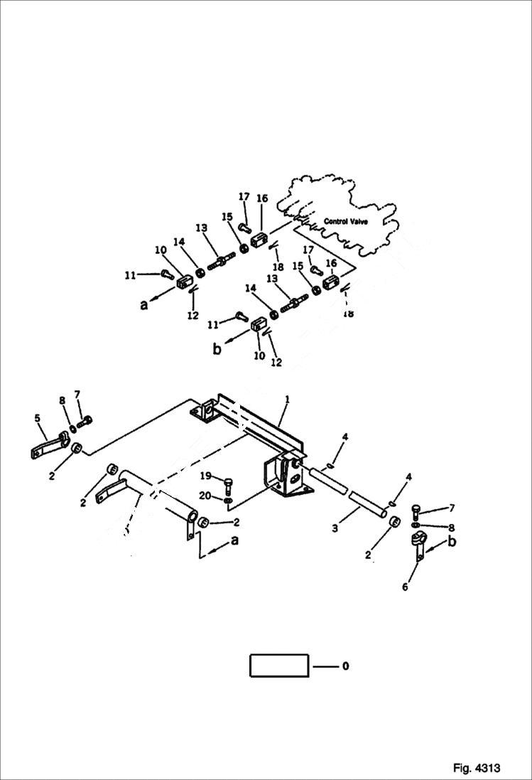 Схема запчастей Bobcat 100 - BOOM, BUCKET CONTROL LEVER (FOR I.S.O. PATTERN) CONTROL SYSTEM AND REVOLVING FRAME