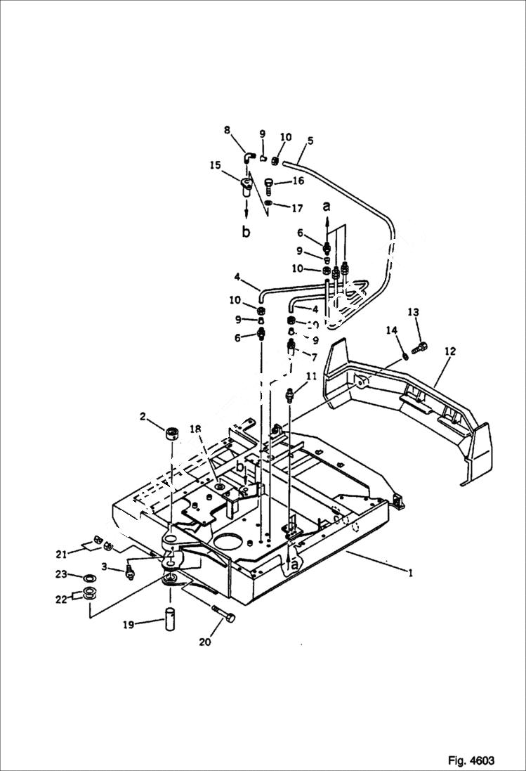 Схема запчастей Bobcat 76 - REVOLVING FRAME AND COUNTERWEIGHT CONTROL SYSTEM AND REVOLVING FRAME