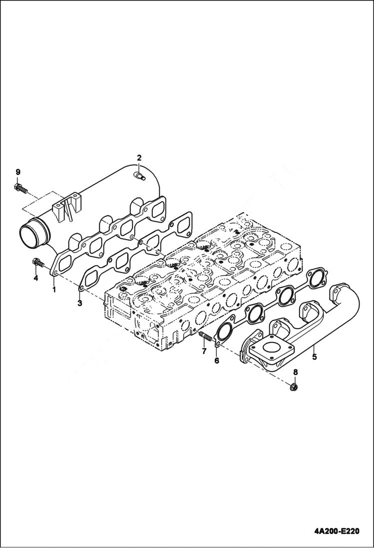 Схема запчастей Bobcat CT440 - MANIFOLD GROUP POWER UNIT