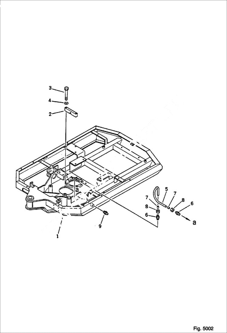 Схема запчастей Bobcat 56 - REVOLVING FRAME REVOLVING FRAME AND CAB