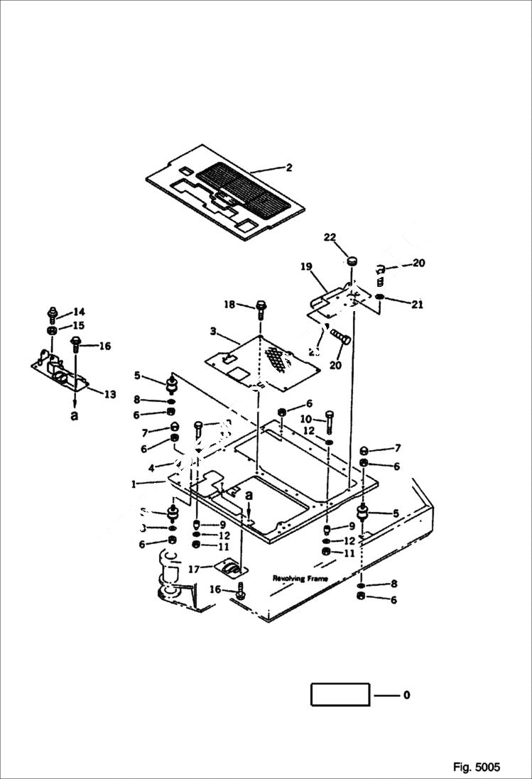 Схема запчастей Bobcat 100 - MACHINE CAB (1/3) (FOR BREAKER) GUARD