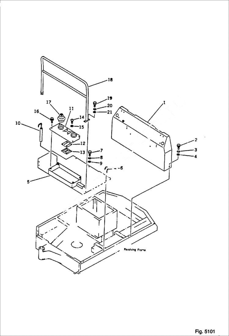 Схема запчастей Bobcat 56 - FLOOR PLATE GUARD