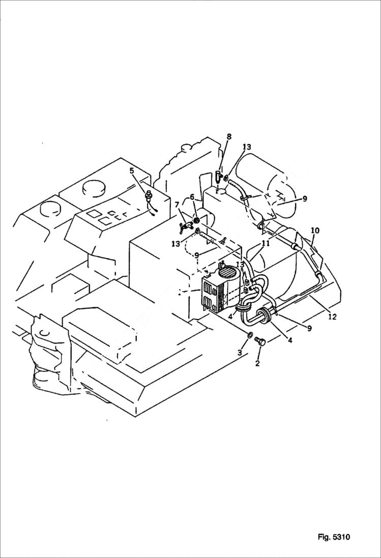 Схема запчастей Bobcat 76 - CAR HEATER (OP) REVOLVING FRAME AND CAB