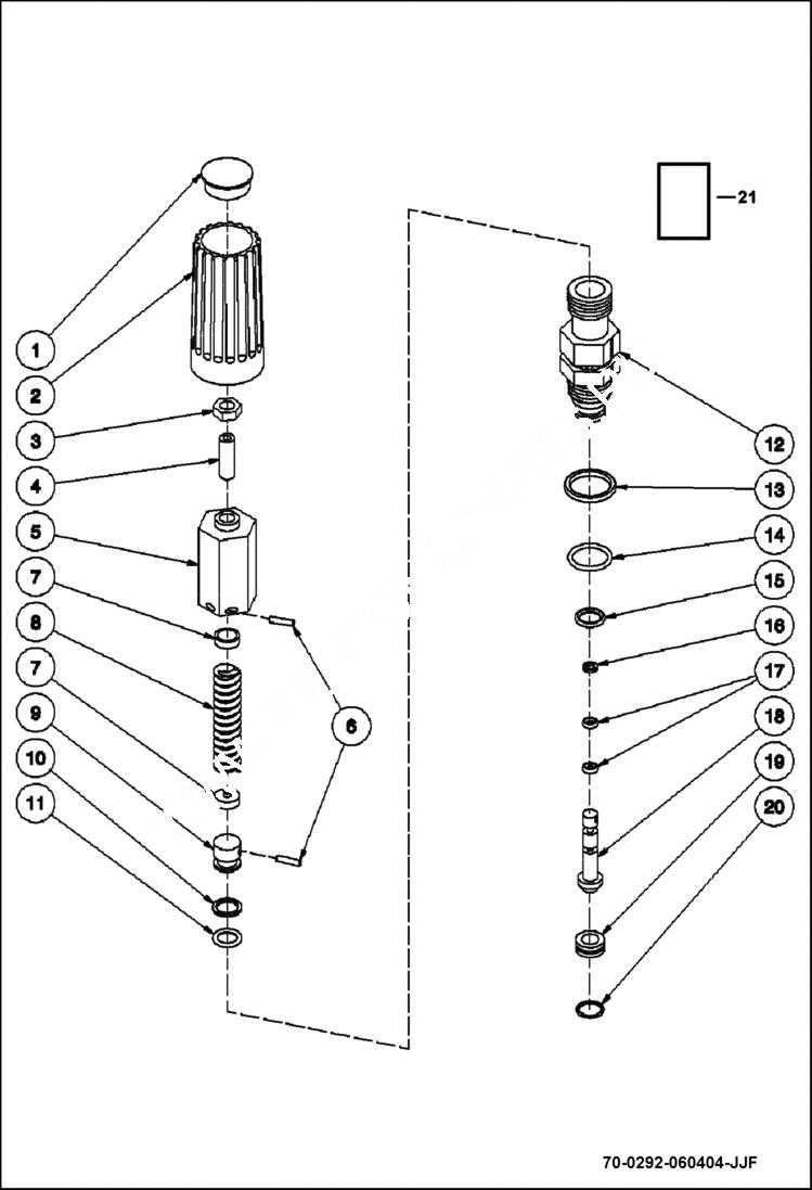 Схема запчастей Bobcat PRESSURE WASHER - REPAIR KIT EQUIPMENT