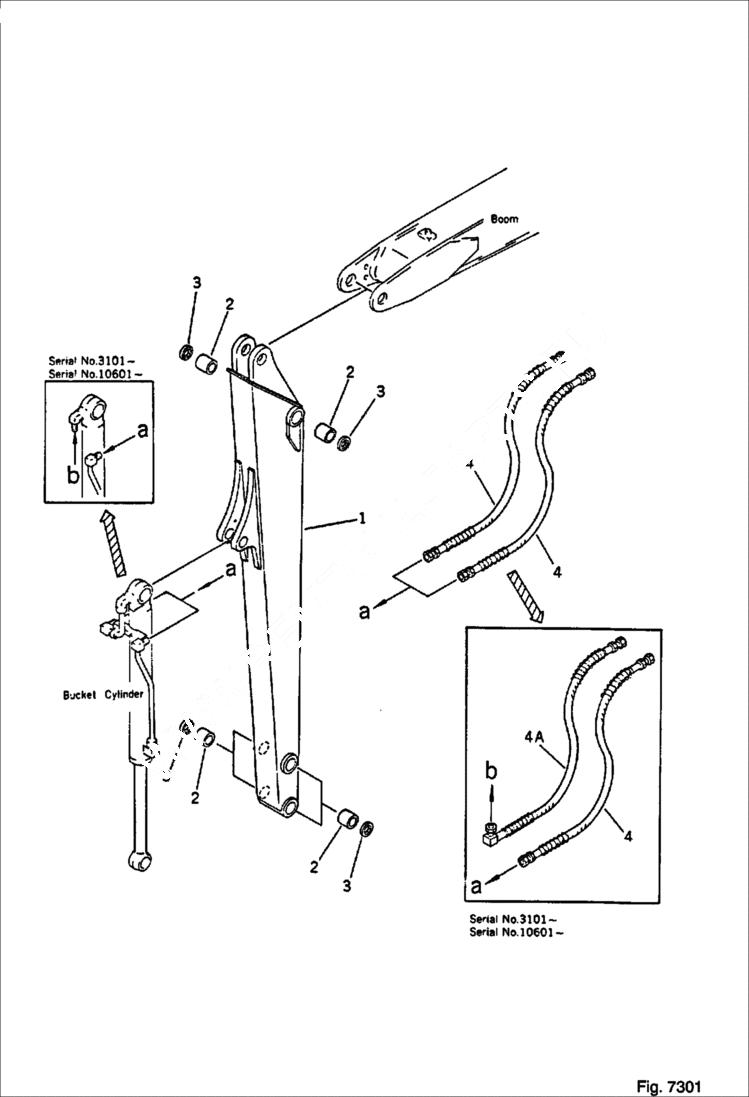 Схема запчастей Bobcat 56 - LONG ARM (OP) WORK EQUIPMENT