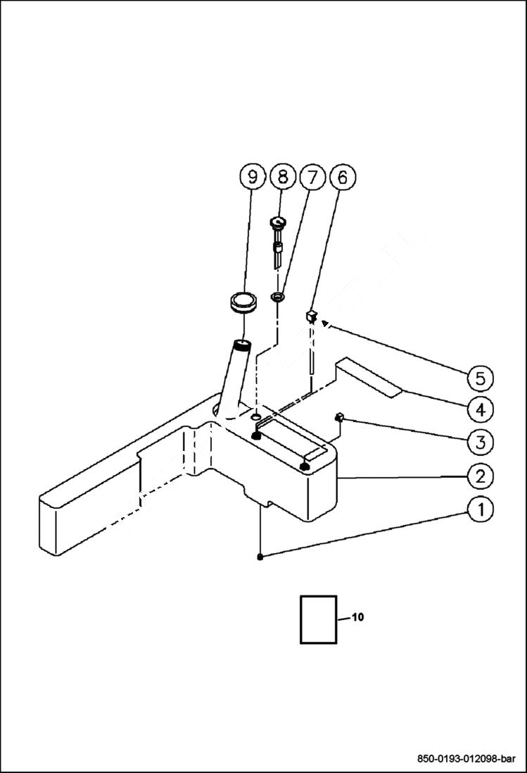Схема запчастей Bobcat PRESSURE WASHER - FUEL TANK EQUIPMENT