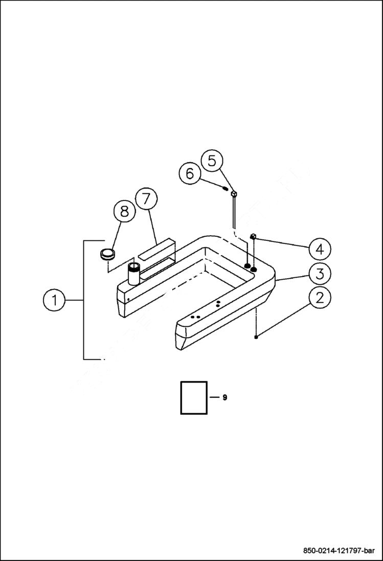 Схема запчастей Bobcat PRESSURE WASHER - FUEL TANK EQUIPMENT