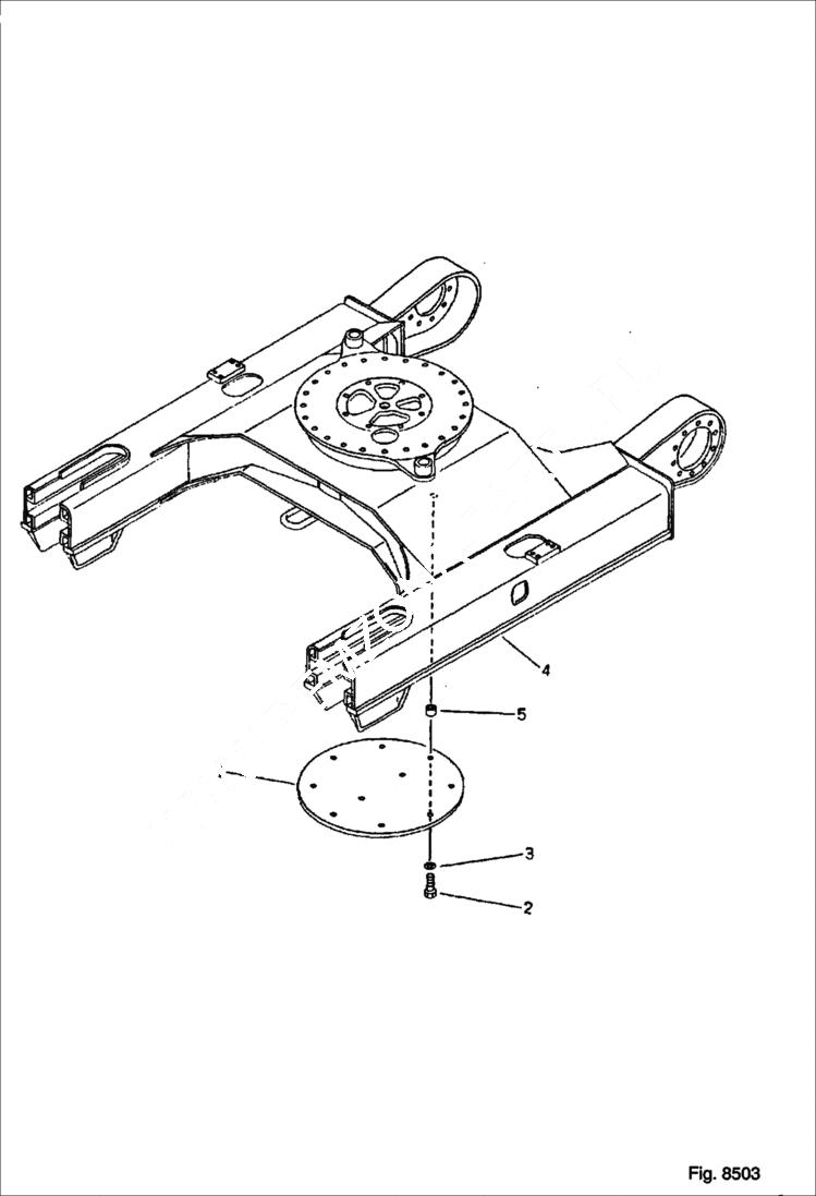 Схема запчастей Bobcat 130 - TRACK FRAME COVER (PC60) OPTIONAL PARTS