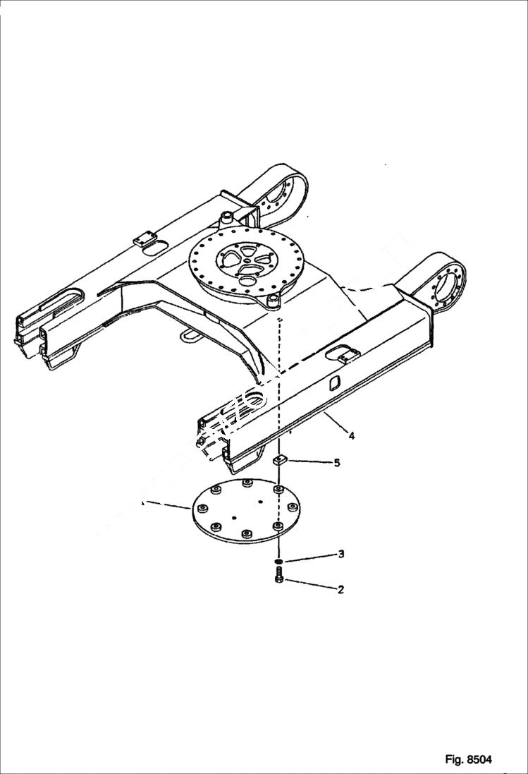 Схема запчастей Bobcat 130 - TRACK FRAME COVER (PC60L) OPTIONAL PARTS