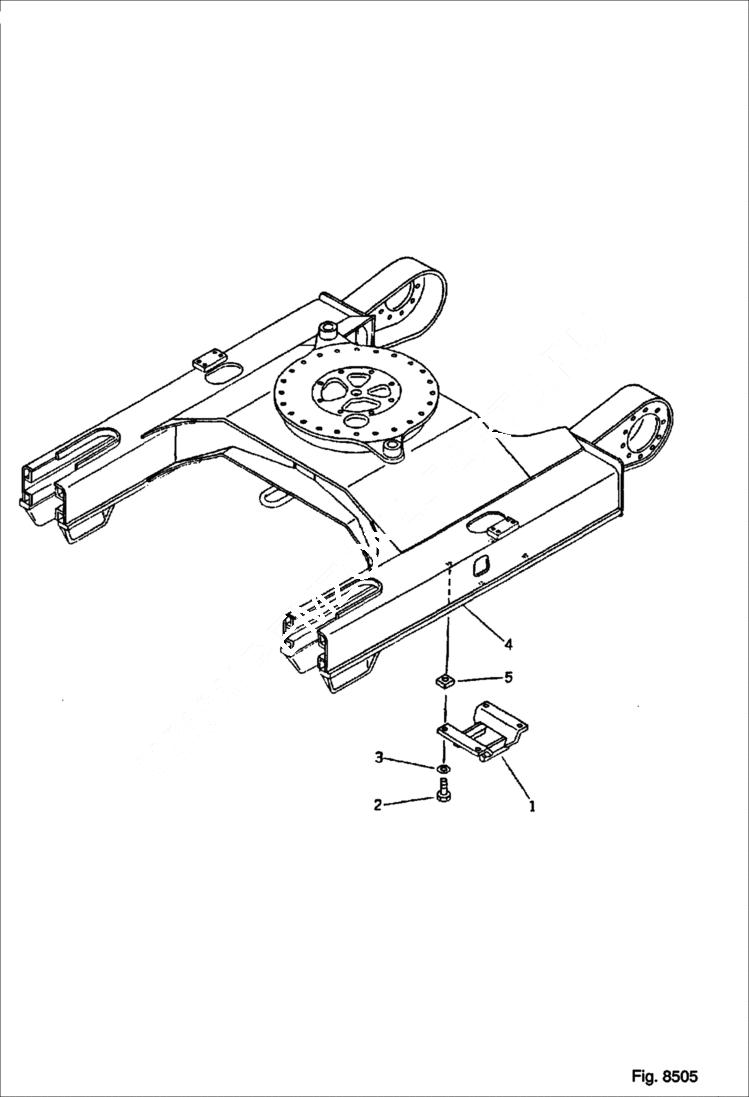 Схема запчастей Bobcat 130 - TRACK ROLLER GUARD (PC60) (PC60L) OPTIONAL PARTS