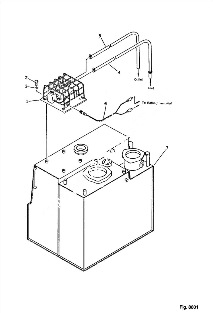 Схема запчастей Bobcat 130 - SELF-SUPPLY PUMP OPTIONAL PARTS