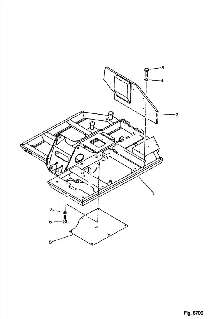 Схема запчастей Bobcat 130 - MACHINERY COMPARTMENT CAR COOLER (PC60) OPTIONAL PARTS