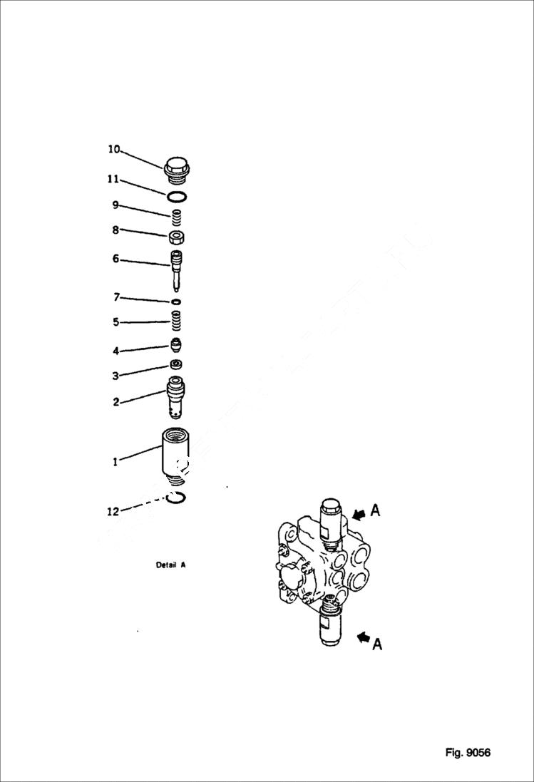 Схема запчастей Bobcat 76 - VALVE (FOR ADDITIONAL VALVE) USA SPEC. (OP) OPTIONAL PARTS, MARK PLATE
