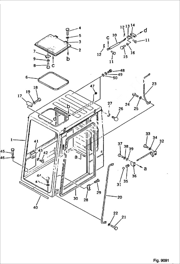 Схема запчастей Bobcat 130 - OPERATORS CAB For USA - 1/6 MARK PLATE, TOOL AND KIT