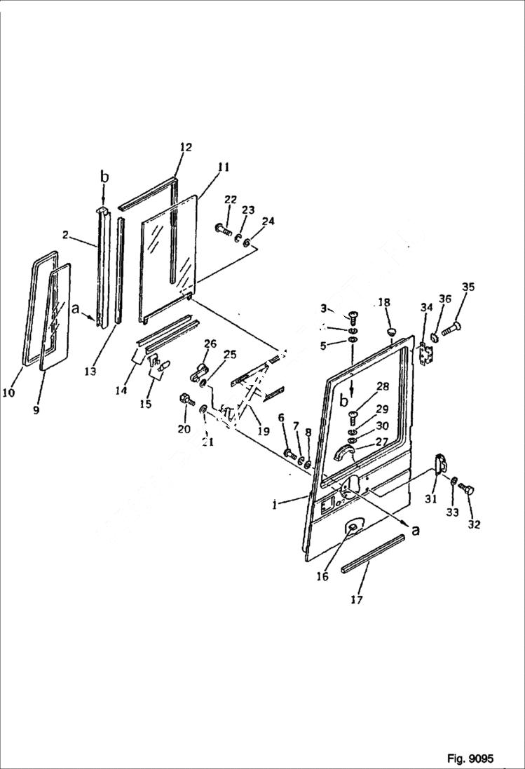 Схема запчастей Bobcat 130 - OPERATORS CAB For USA - 5/6 MARK PLATE, TOOL AND KIT