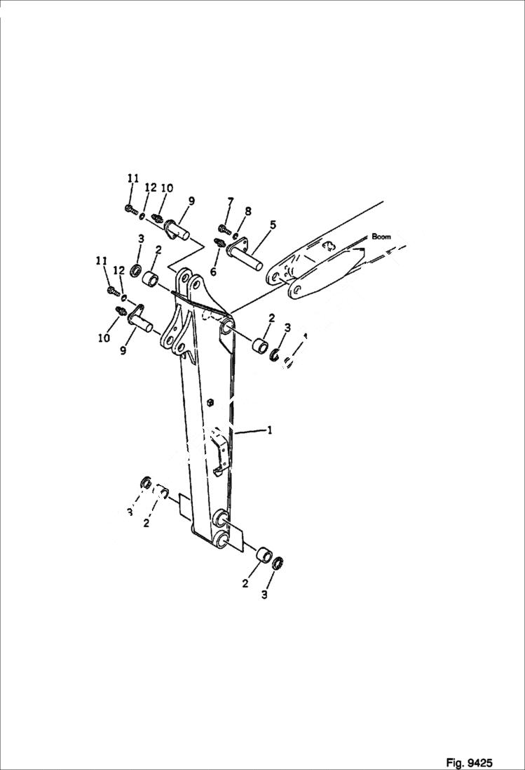 Схема запчастей Bobcat 56 - ARM (FOR ADDITIONAL VALVE) WORK EQUIPMENT