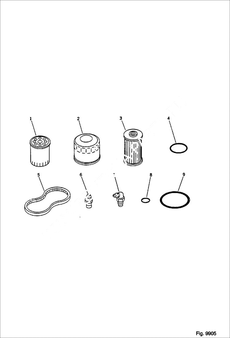 Схема запчастей Bobcat 56 - SPARE PARTS MARK & PLATE