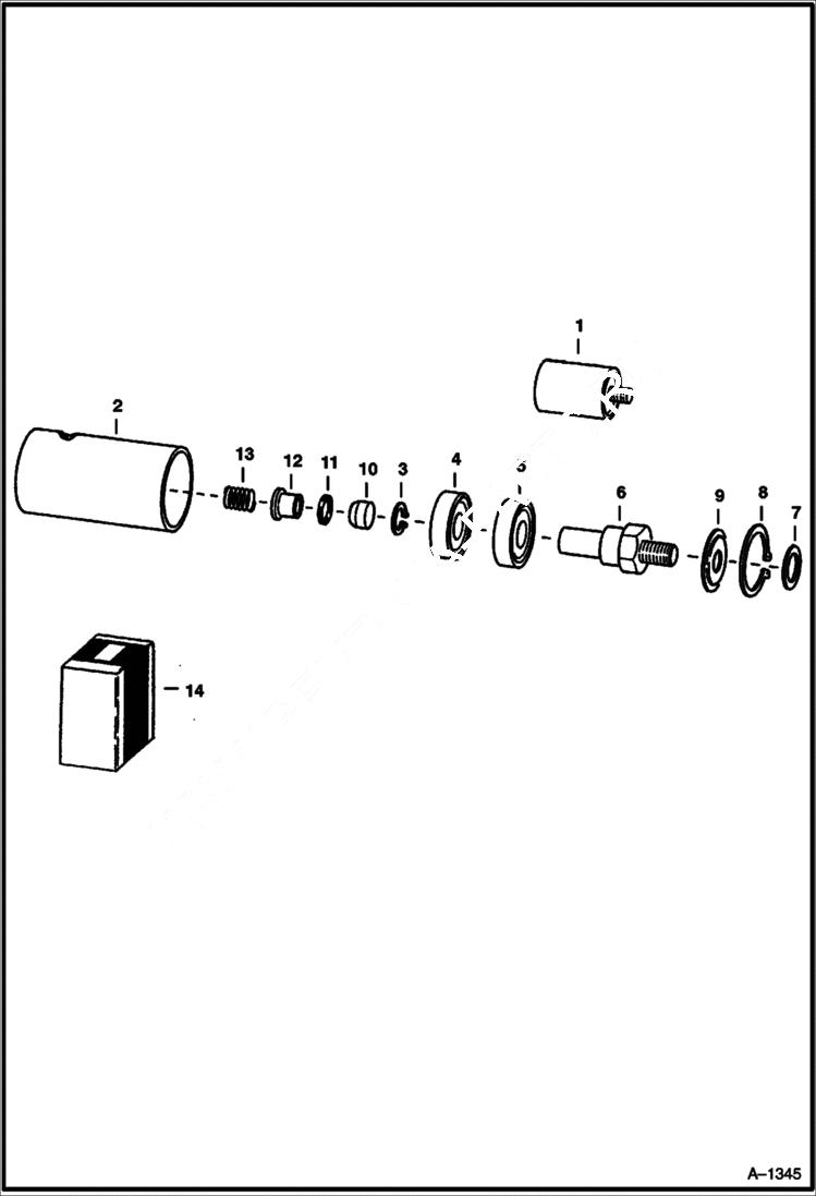 Схема запчастей Bobcat 500s - VARIABLE SPEED SWIVEL COUPLING Farwick HYDRAULIC SYSTEM