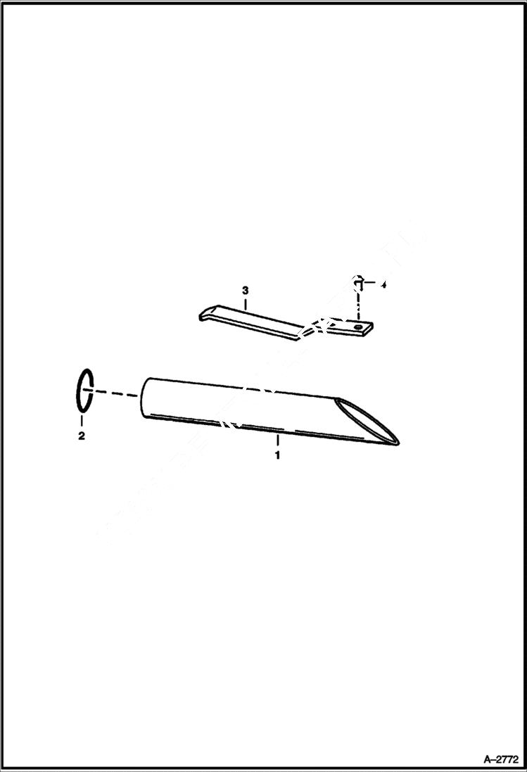 Схема запчастей Bobcat 700s - EUROPEAN ACCESSORIES (Fuel Fill Extension) ACCESSORIES & OPTIONS