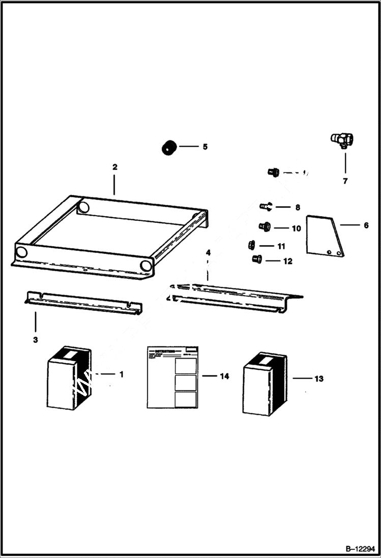 Схема запчастей Bobcat 900s - COOLING KIT ACCESSORIES & OPTIONS