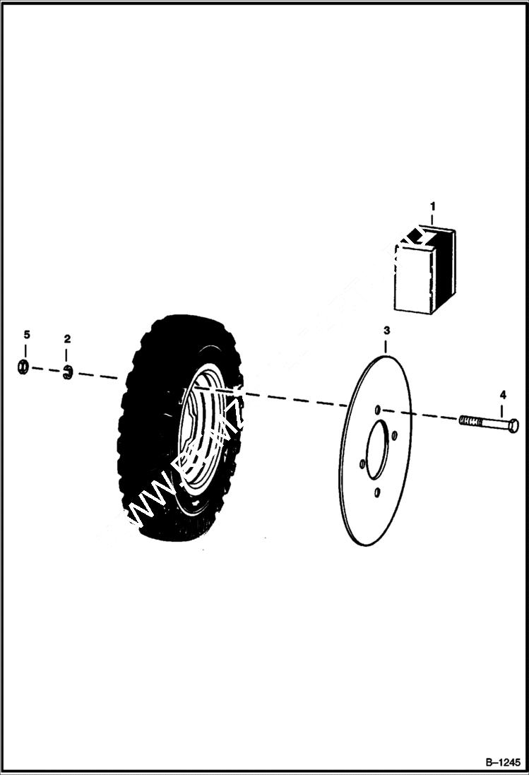 Схема запчастей Bobcat 600s - TIRE GUARD ACCESSORIES & OPTIONS