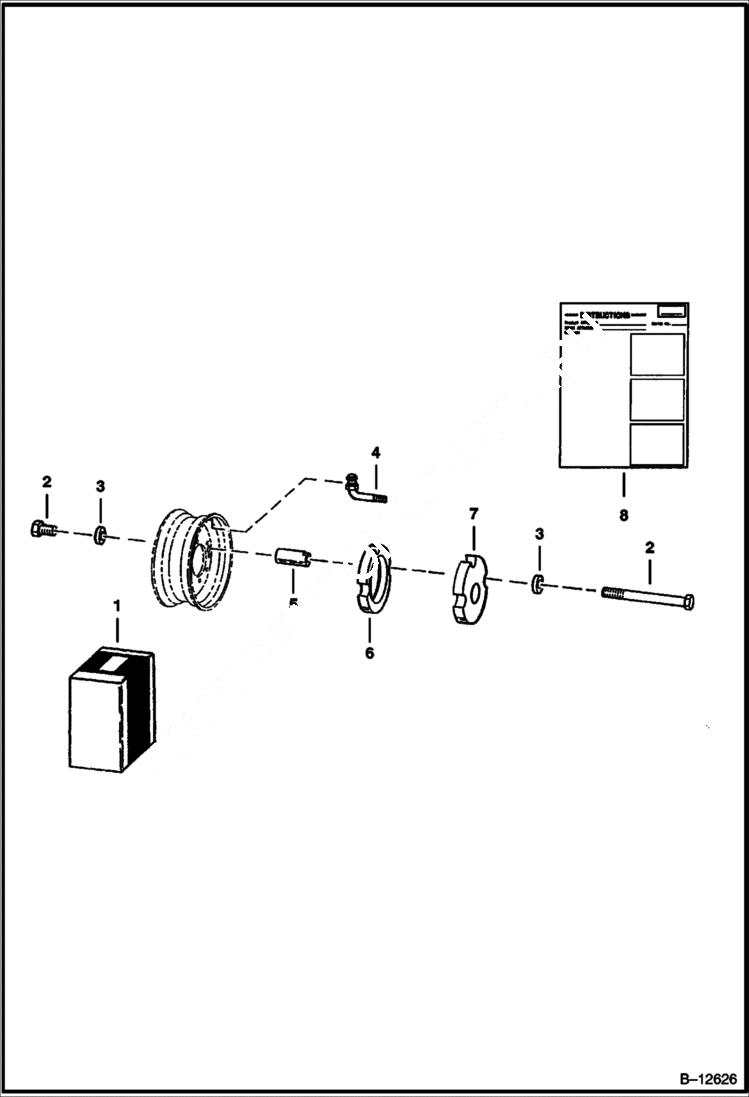 Схема запчастей Bobcat Articulated Loaders - WHEEL WEIGHTS ACCESSORIES & OPTIONS