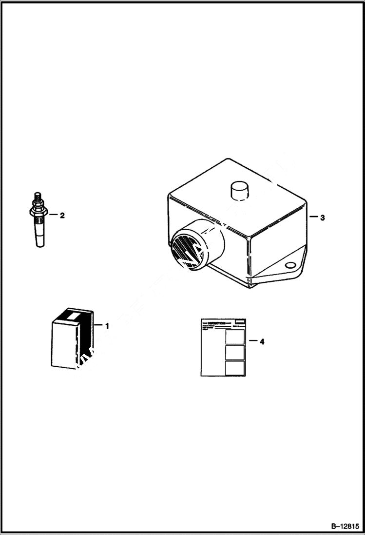 Схема запчастей Bobcat 700s - WATER LEVEL SENSOR KIT ACCESSORIES & OPTIONS