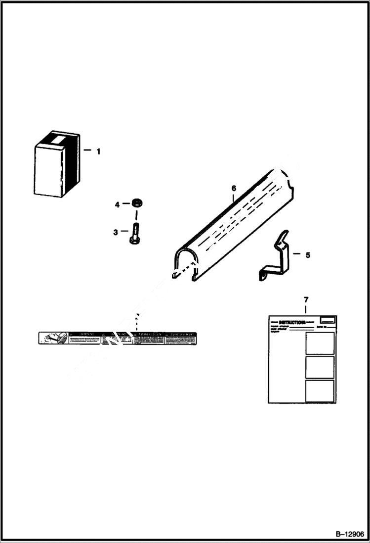 Схема запчастей Bobcat Feller Buncher - LIFT ARM STOP ACCESSORIES & OPTIONS