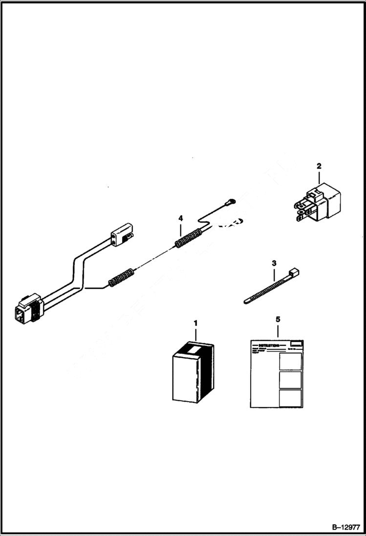 Схема запчастей Bobcat Articulated Loaders - HEATER RELAY KIT ACCESSORIES & OPTIONS