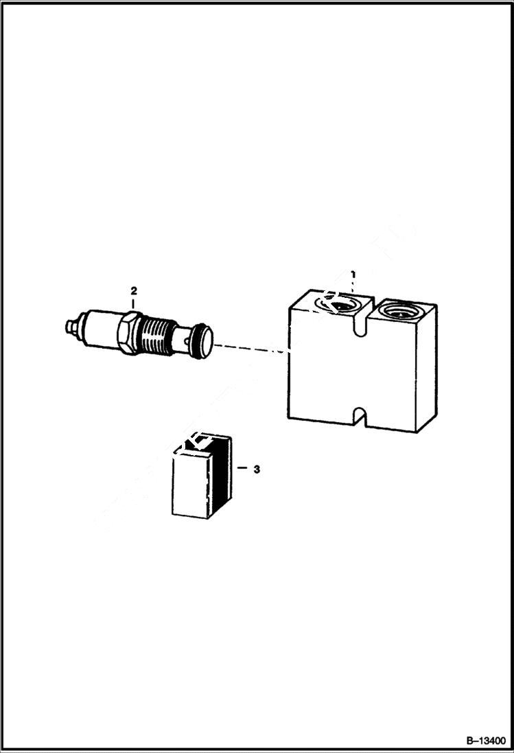 Схема запчастей Bobcat PLANERS - PLANER (Hydraulic Cushion Valve) Loader