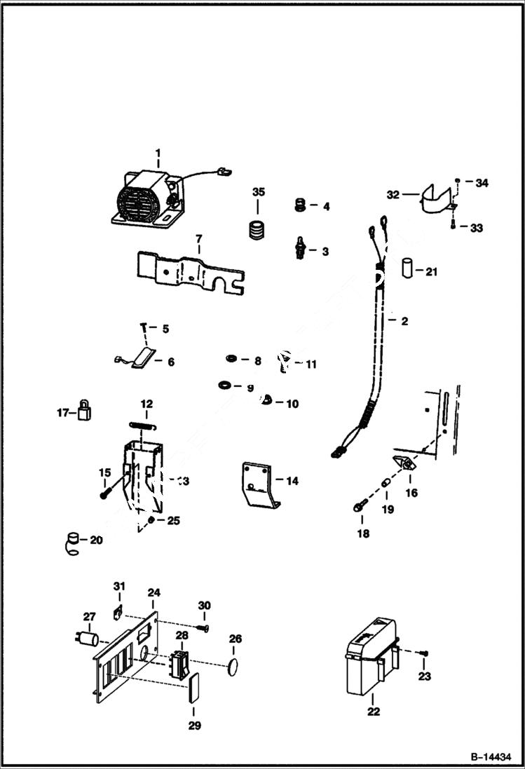 Схема запчастей Bobcat 500s - EUROPEAN ACCESSORIES ACCESSORIES & OPTIONS