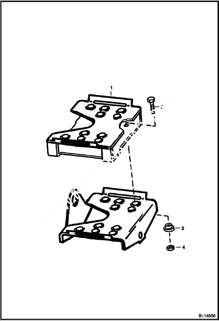 Схема запчастей Bobcat 700s - PEDAL EXTENDERS ACCESSORIES & OPTIONS