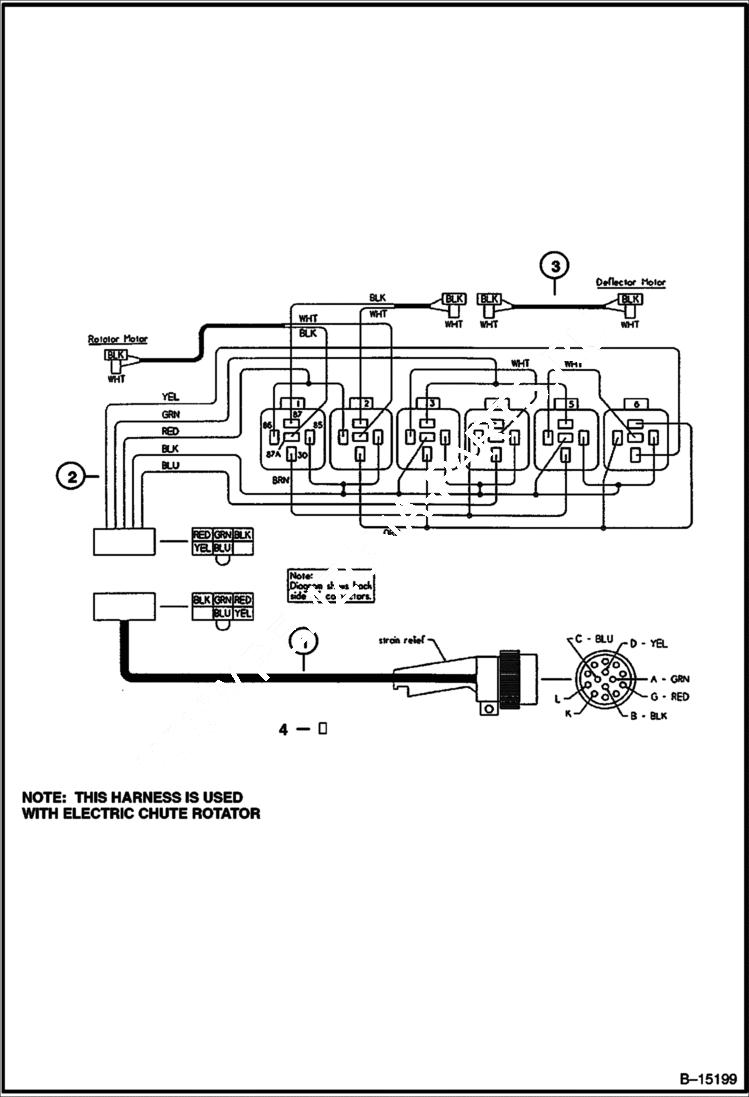 Схема запчастей Bobcat SNOWBLOWER - 1812 SNOWBLOWER (Optional Functional Control System) Loader