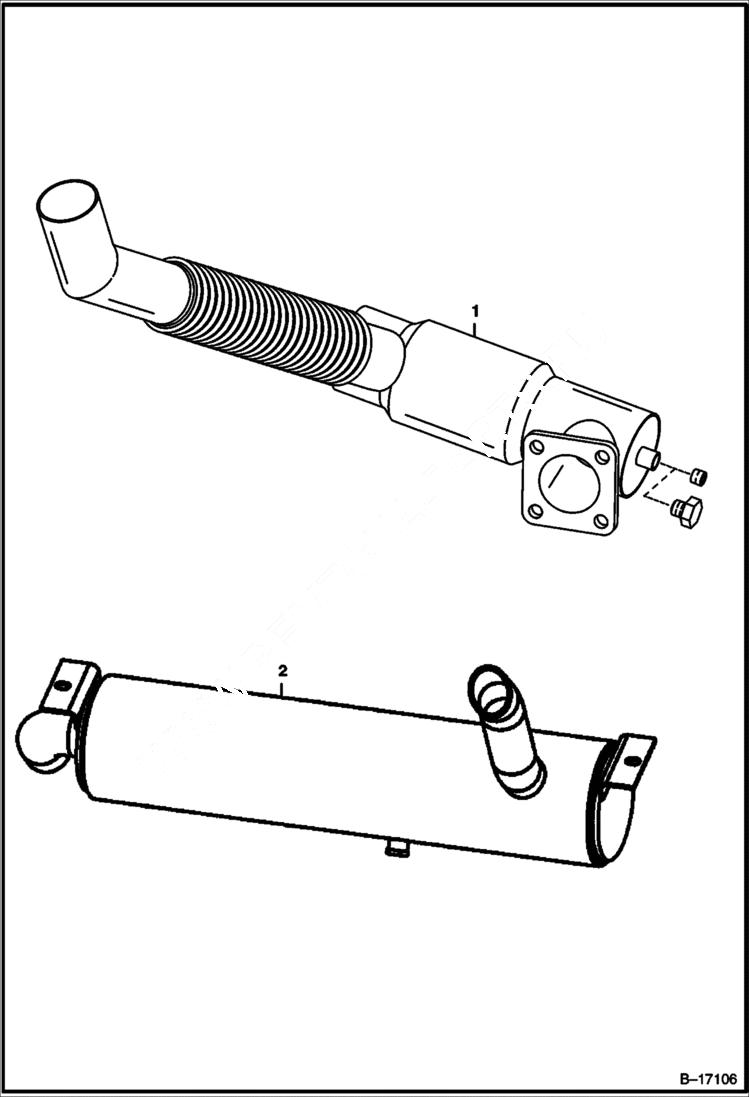 Схема запчастей Bobcat S-Series - MUFFLER/PURIFIER KIT ACCESSORIES & OPTIONS