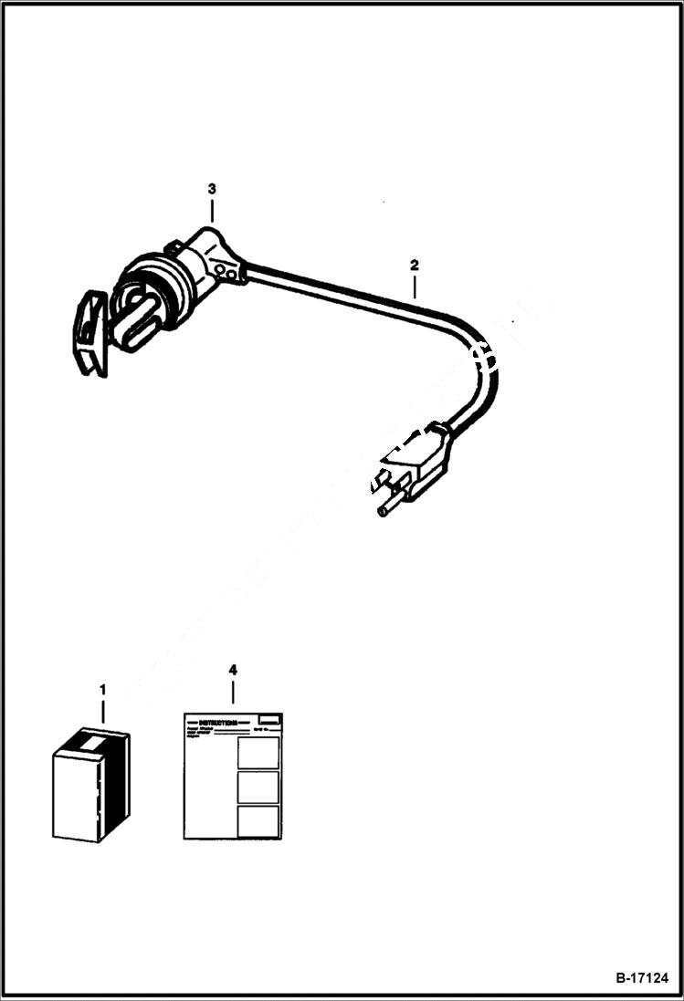 Схема запчастей Bobcat 322 - BLOCK HEATER ACCESSORIES & OPTIONS