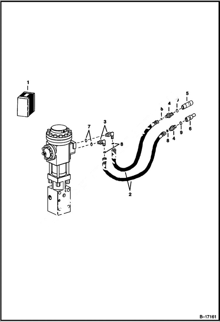 Схема запчастей Bobcat BREAKERS - BREAKER (Hose Kit) (B700) (Use on 325, 328) Экскаваторы