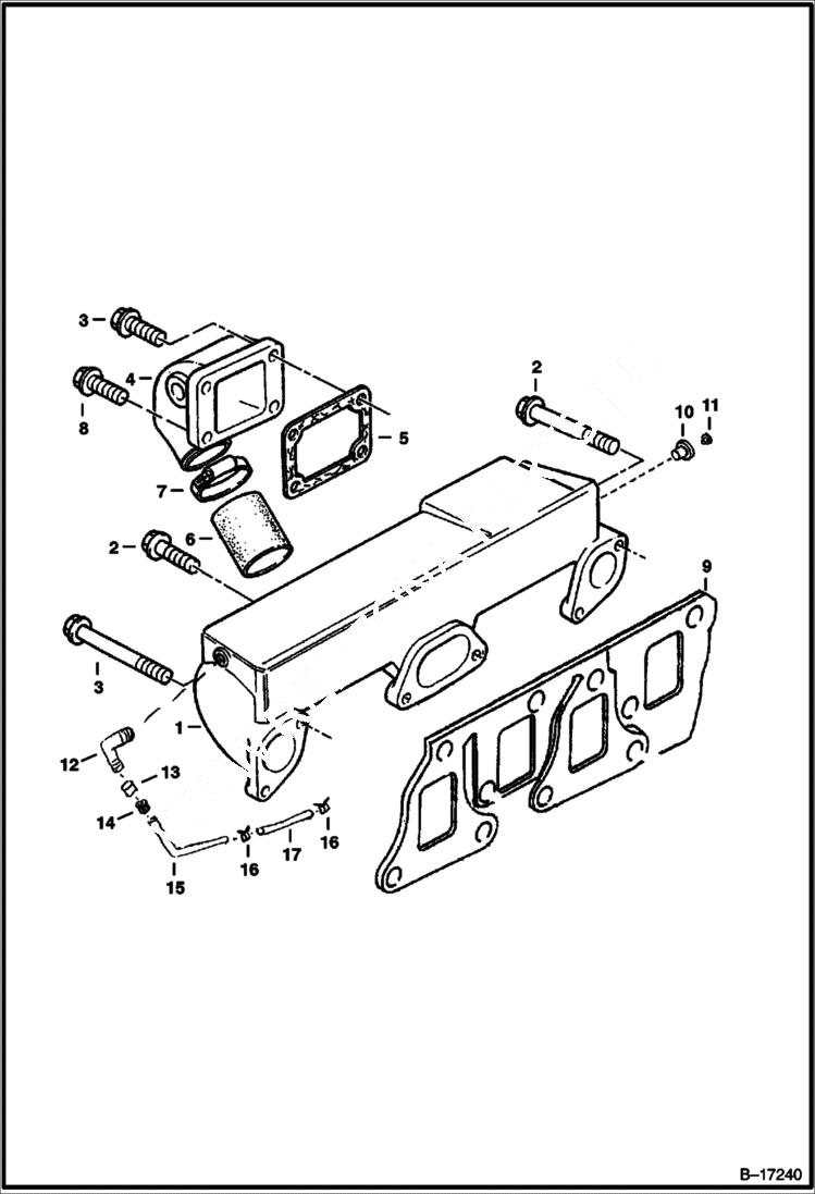 Схема запчастей Bobcat 900s - MANIFOLD POWER UNIT