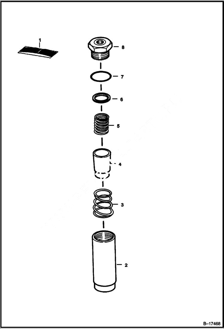 Схема запчастей Bobcat 600s - REAR AUX. IN-LINE FILTER ACCESSORIES & OPTIONS