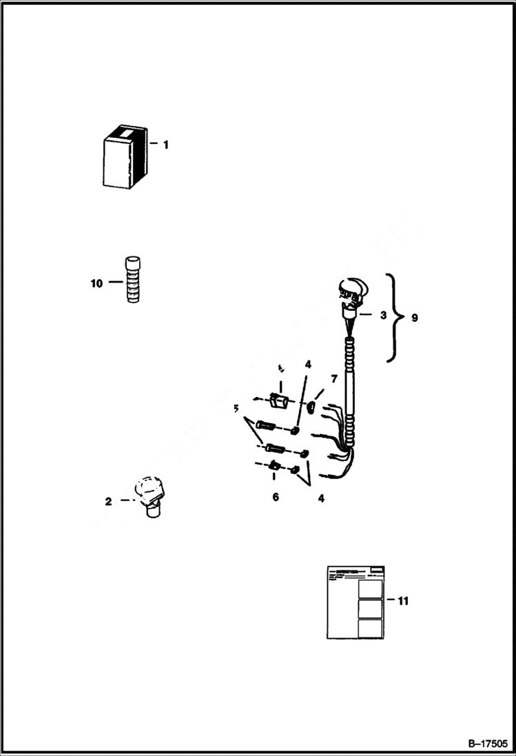 Схема запчастей Bobcat 400s - CONTROLS ELECTRICAL ELECTRICAL SYSTEM