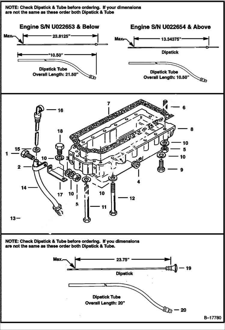 Схема запчастей Bobcat 900s - LUBRICATION SYSTEM POWER UNIT