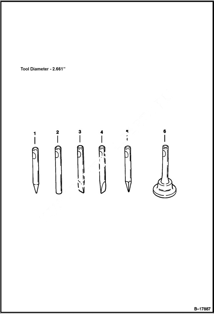 Схема запчастей Bobcat BREAKERS - BREAKER (Breaker Tools) (5060) Loader