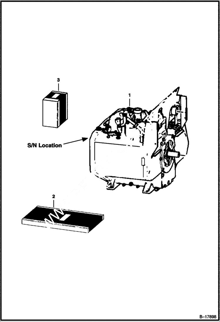 Схема запчастей Bobcat 400s - ENGINE (Kohler M18QS) POWER UNIT