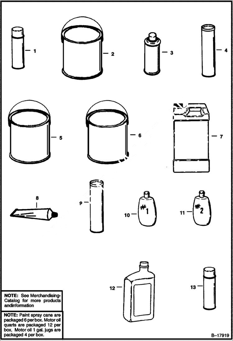 Схема запчастей Bobcat 400s - BULK ITEMS (See Note) ACCESSORIES & OPTIONS