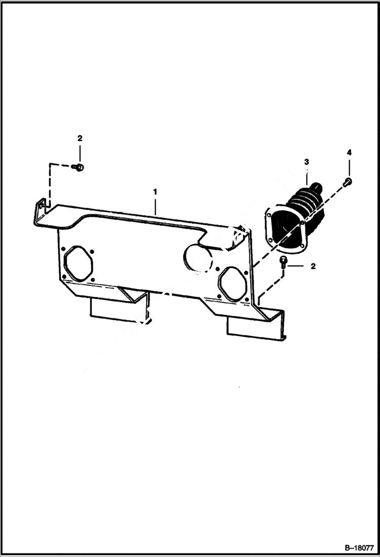 Схема запчастей Bobcat 400s - PANELS MAIN FRAME