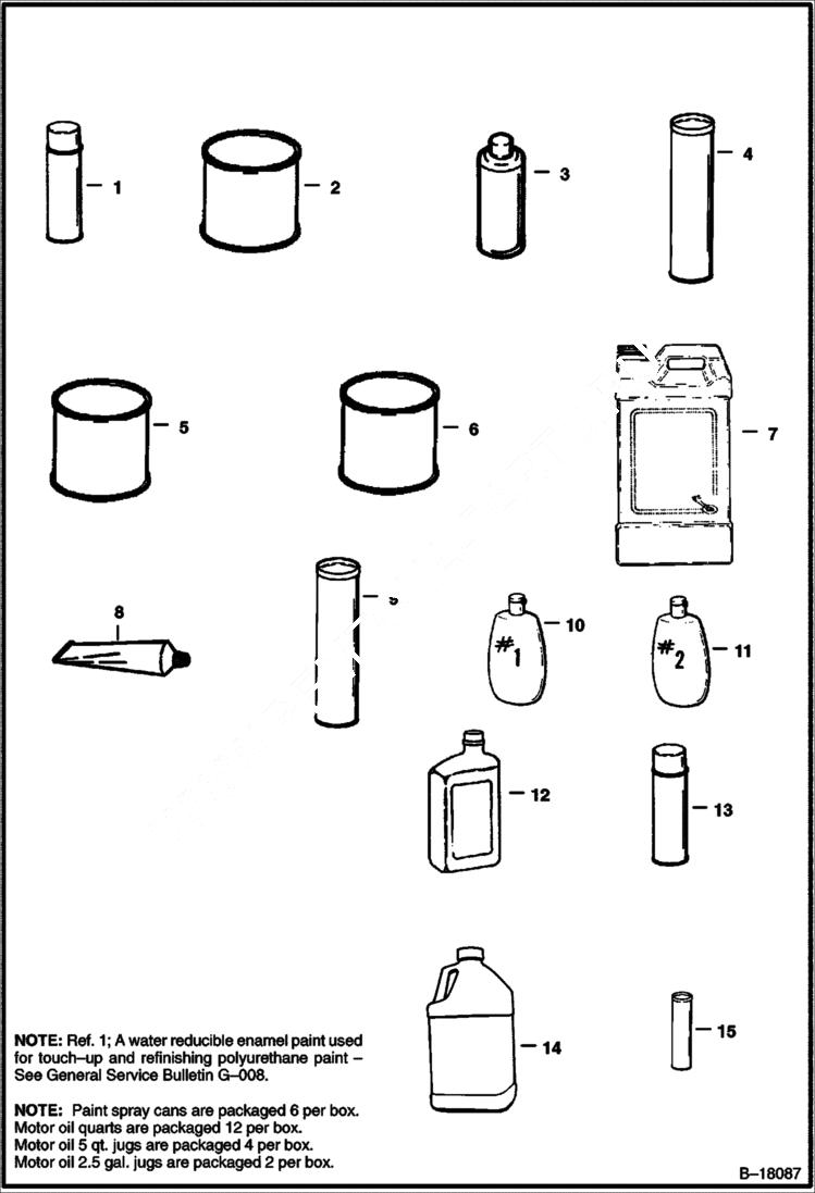 Схема запчастей Bobcat 700s - BULK ITEMS ACCESSORIES & OPTIONS