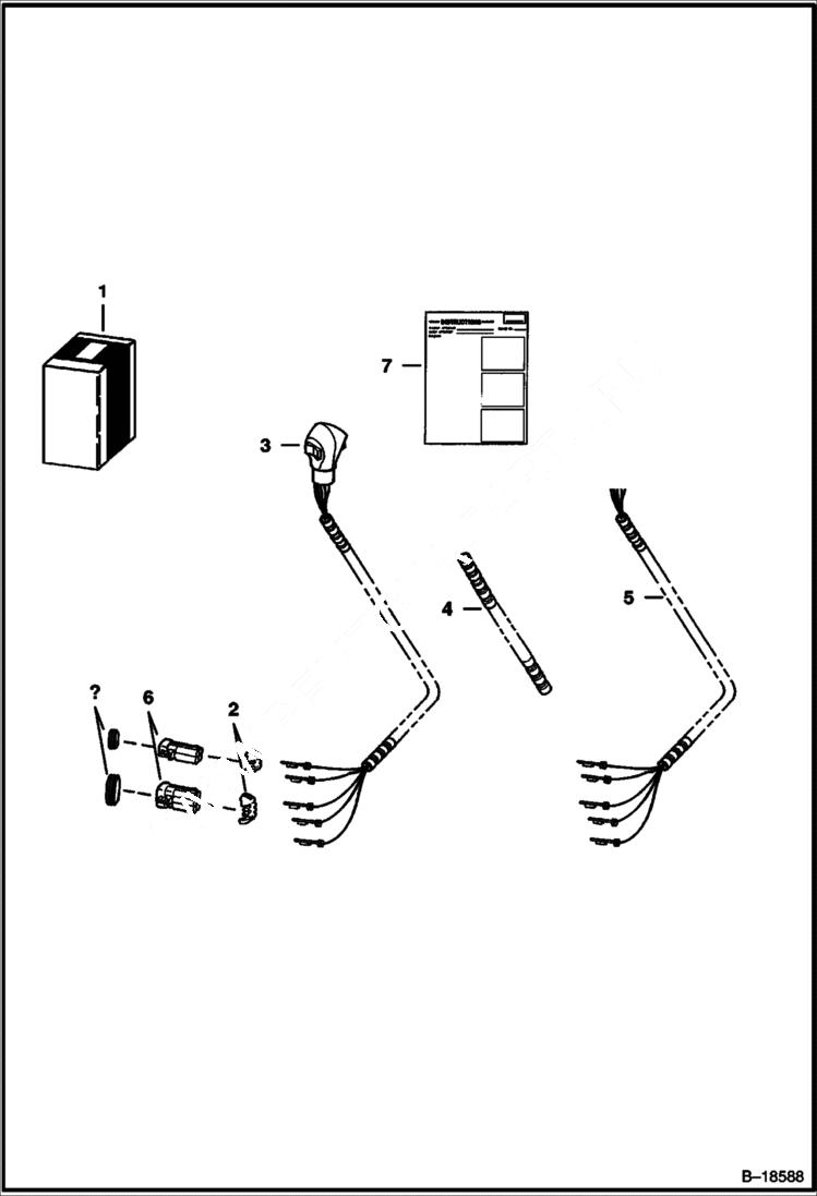 Схема запчастей Bobcat 800s - HIGH HORSEPOWER HYDRAULICS (Intermittenet Control Kit) ACCESSORIES & OPTIONS